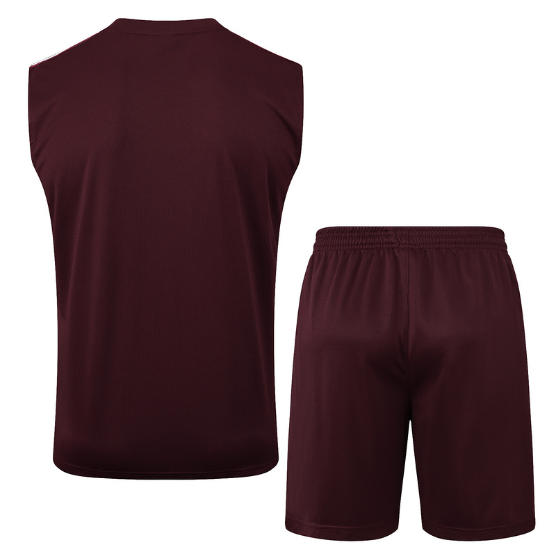 2025/26 Bayern Munich maroon Training Set Shirt and Shorts