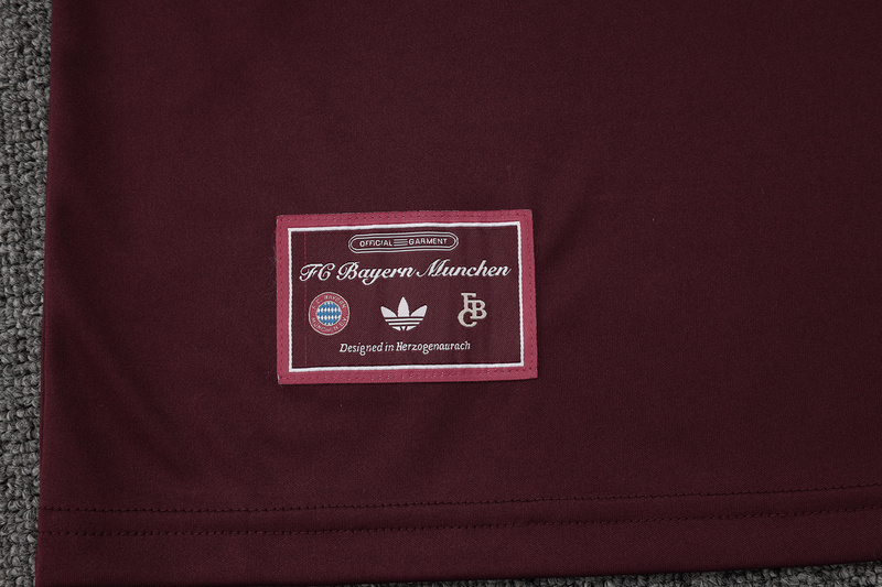2025/26 Bayern Munich maroon Training Set Shirt and Shorts