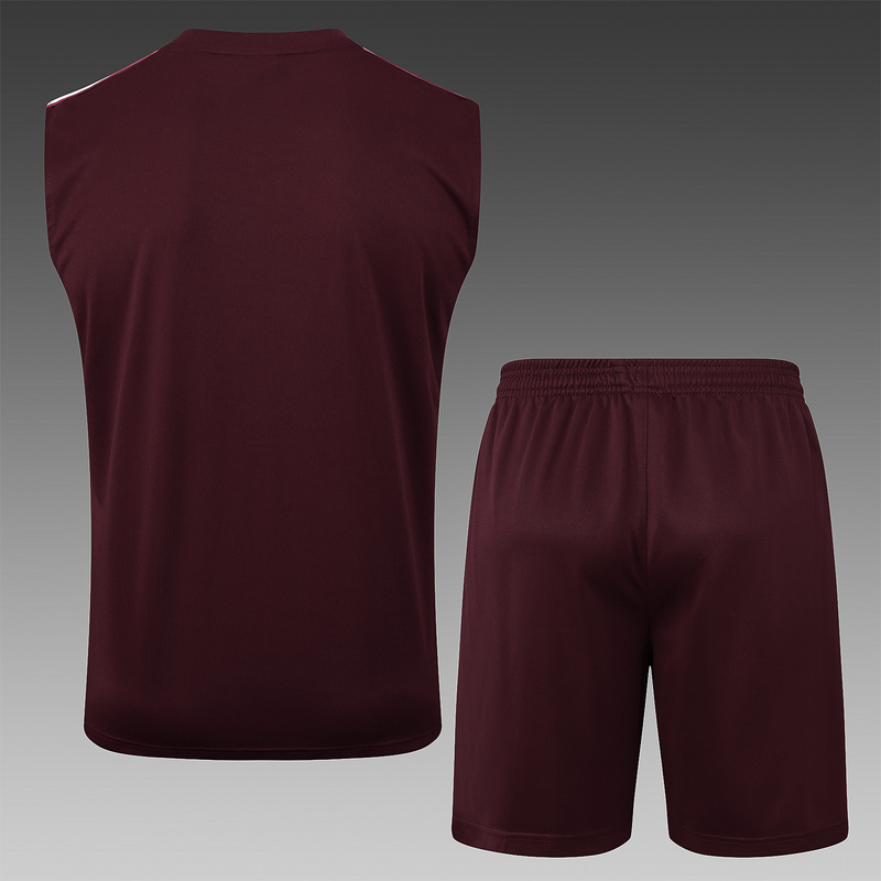 2025/26 Bayern Munich maroon Training Set Shirt and Shorts