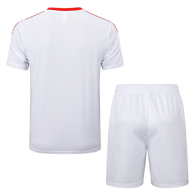 2025/26 Bayern Munich White Training Set Shirt and Shorts