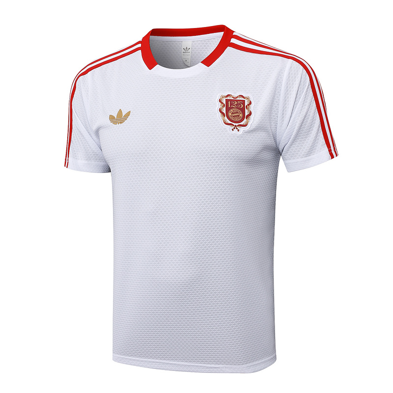 2025/26 Bayern Munich White Training Set Shirt and Shorts