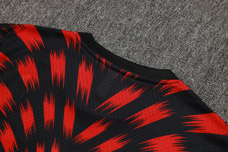 2025/26 Flamengo Red Black Training Set Shirt and Shorts