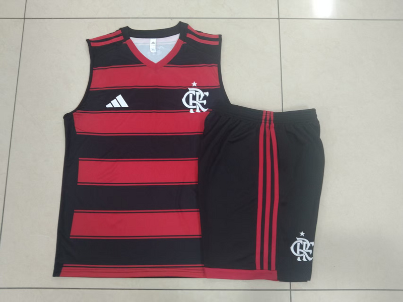 2025/26 Flamengo Red Training Set Shirt and Shorts
