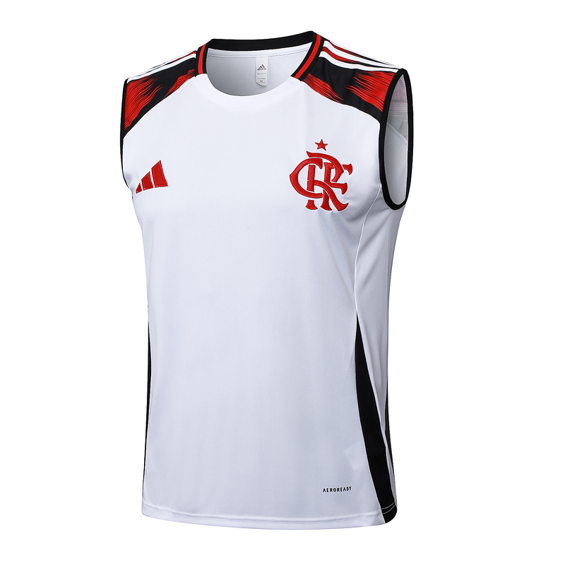 2025/26 Flamengo White Training Set Shirt and Shorts