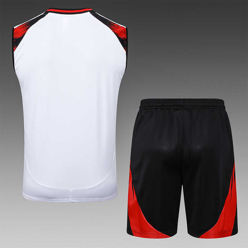 2025/26 Flamengo White Training Set Shirt and Shorts