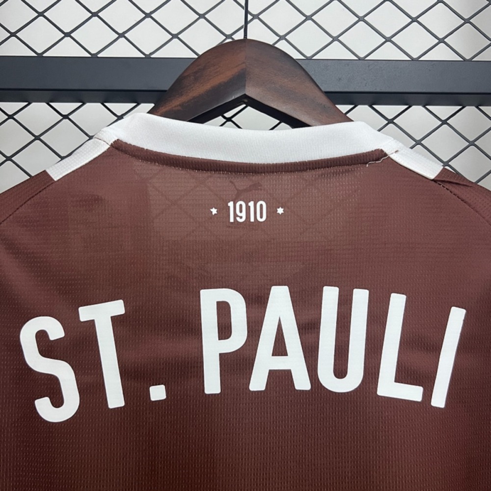 2025/26 FC St. Pauli Home Jersey Fan Version