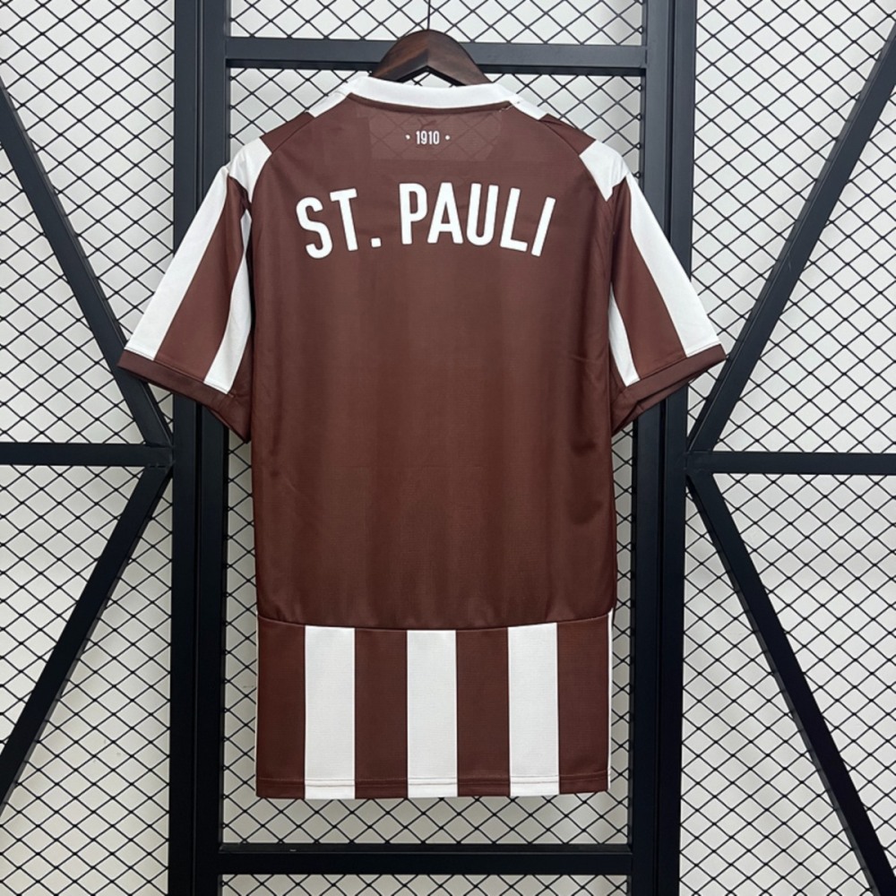 2025/26 FC St. Pauli Home Jersey Fan Version
