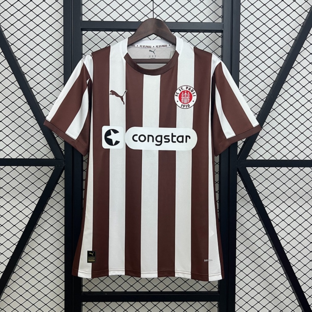 2025/26 FC St. Pauli Home Jersey Fan Version
