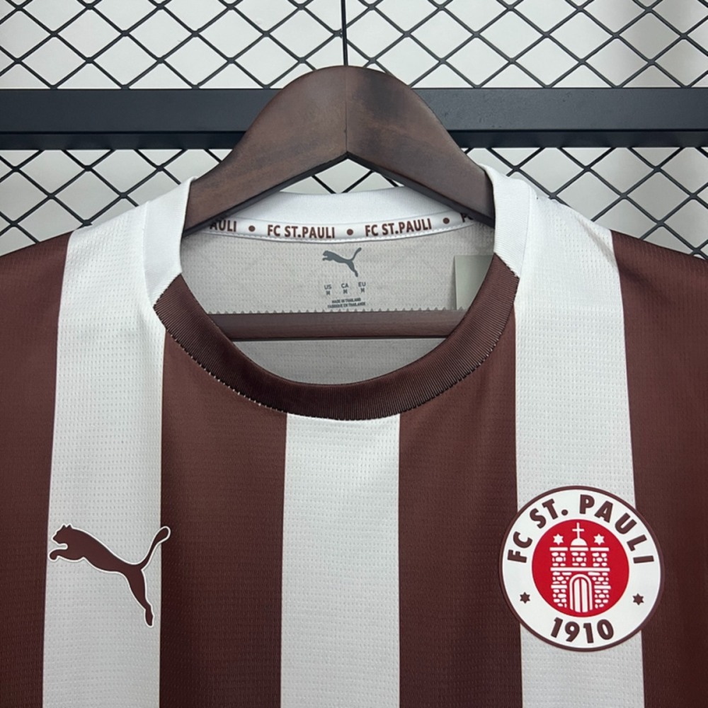 2025/26 FC St. Pauli Home Jersey Fan Version