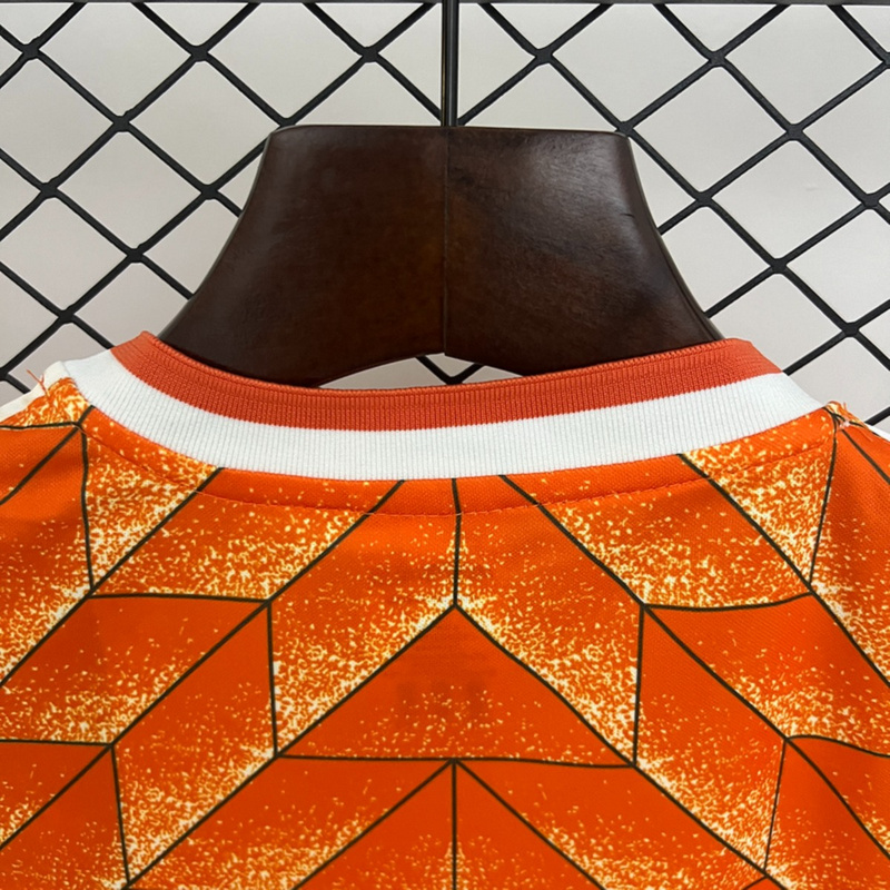 Retro Netherland 1988 Home jersey Kid Kits Size 16-28