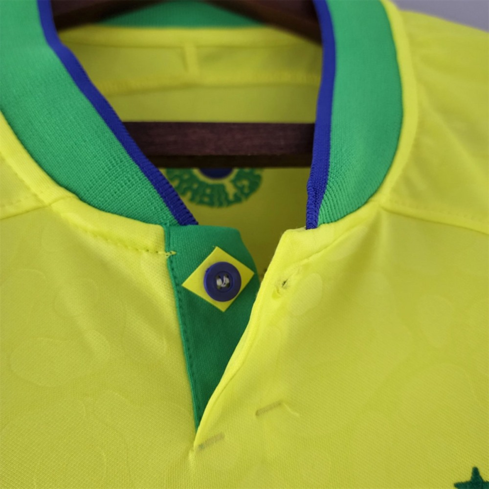 2022 Brazil World Cup jersey home jersey Fan Version