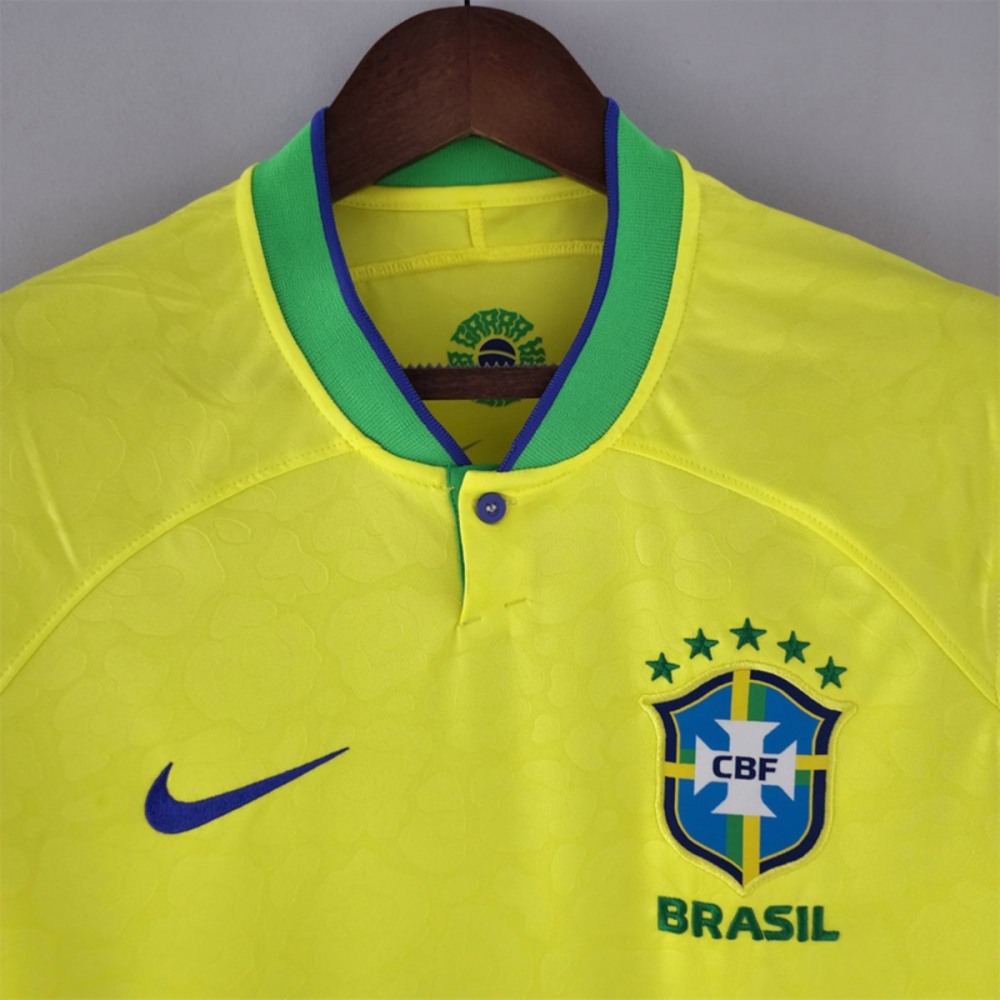 2022 Brazil World Cup jersey home jersey Fan Version