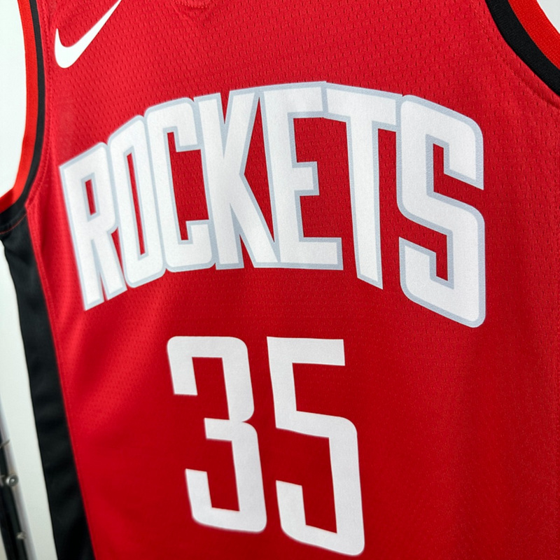 NBA Houston Rockets V-Neck Red Jersey DURANT#35 S-XXL