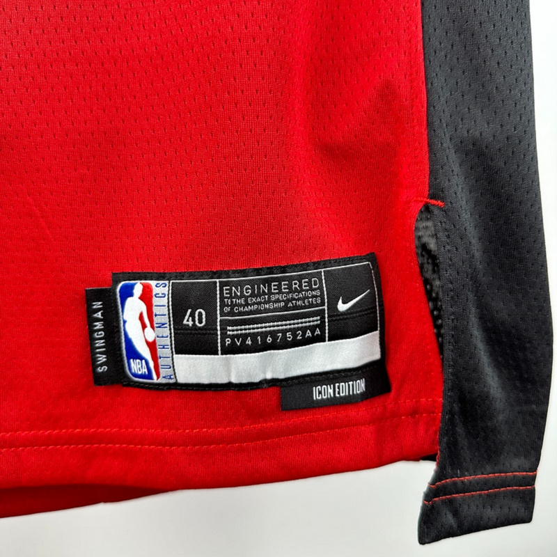 NBA Houston Rockets V-Neck Red Jersey DURANT#35 S-XXL