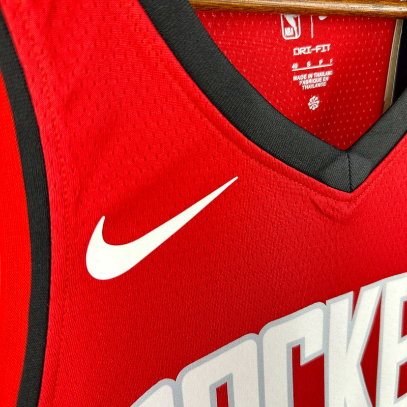 NBA Houston Rockets V-Neck Red Jersey DURANT#35 S-XXL