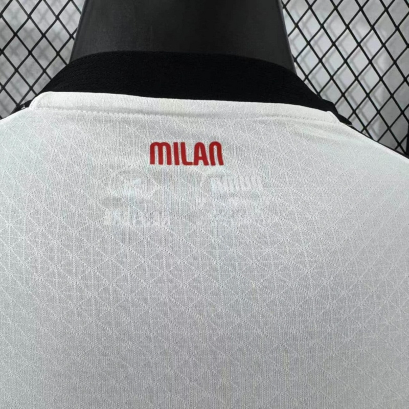 2025/26 AC Milan Away Long Sleeve Jersey Player Version