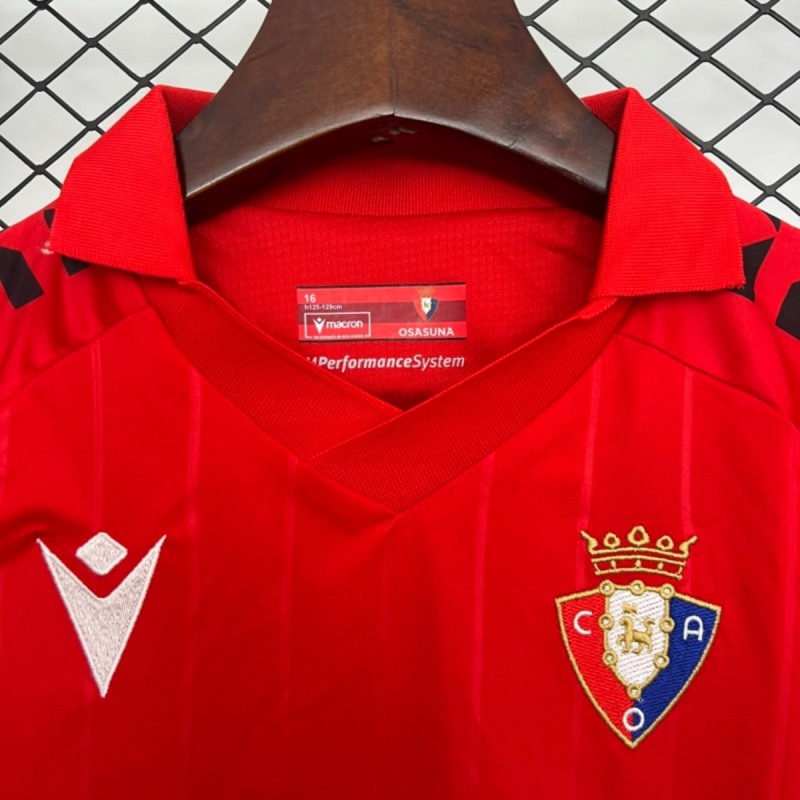 2025/26 Osasuna away jersey kids Kits size: 16-28