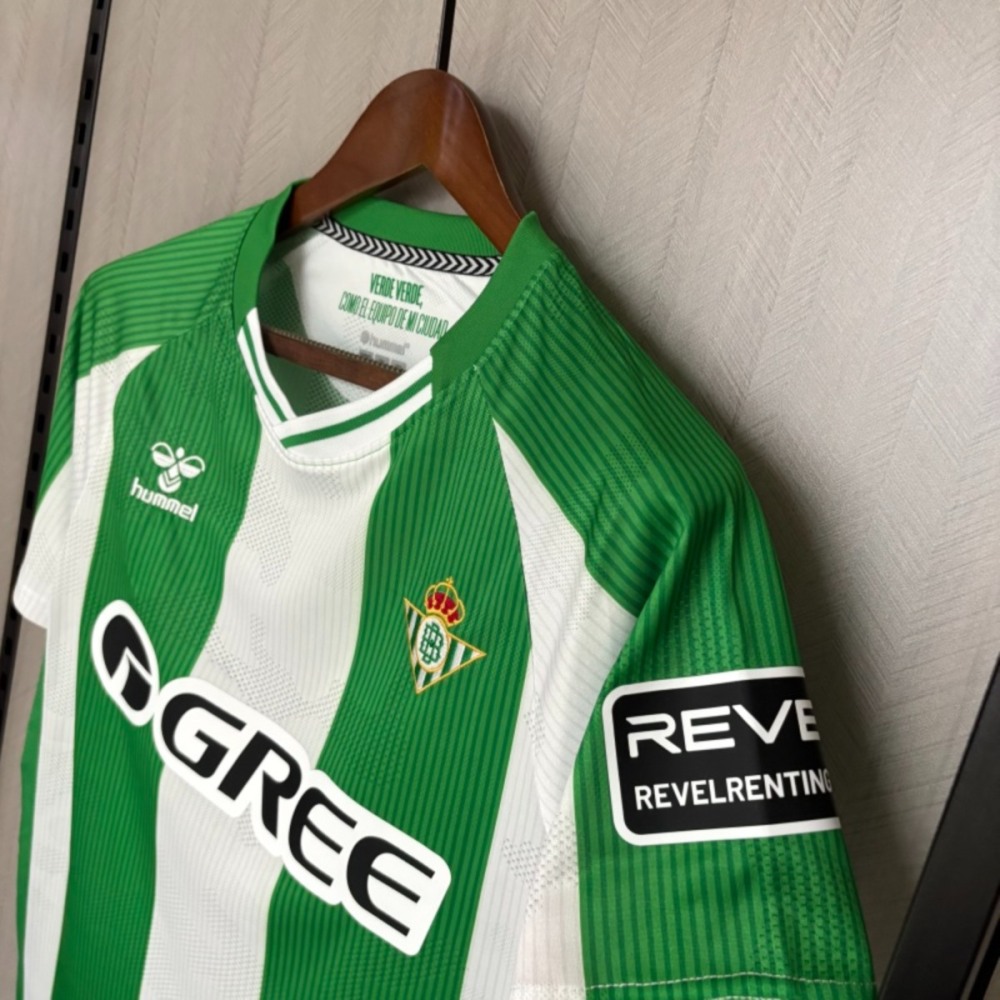 2025/26 Real Betis Home jersey Fan version