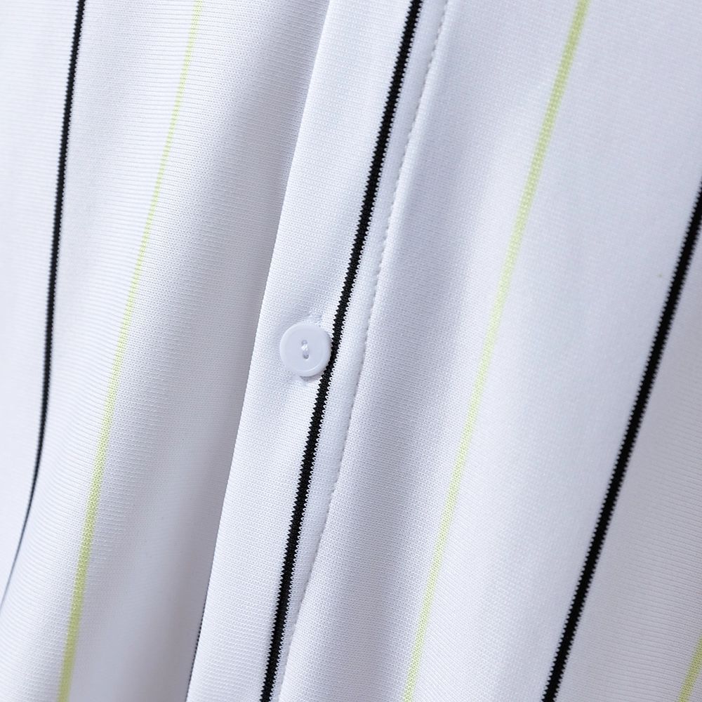 2025/26 Real Madrid US Pack Full-Button Baseball White jersey Fan version