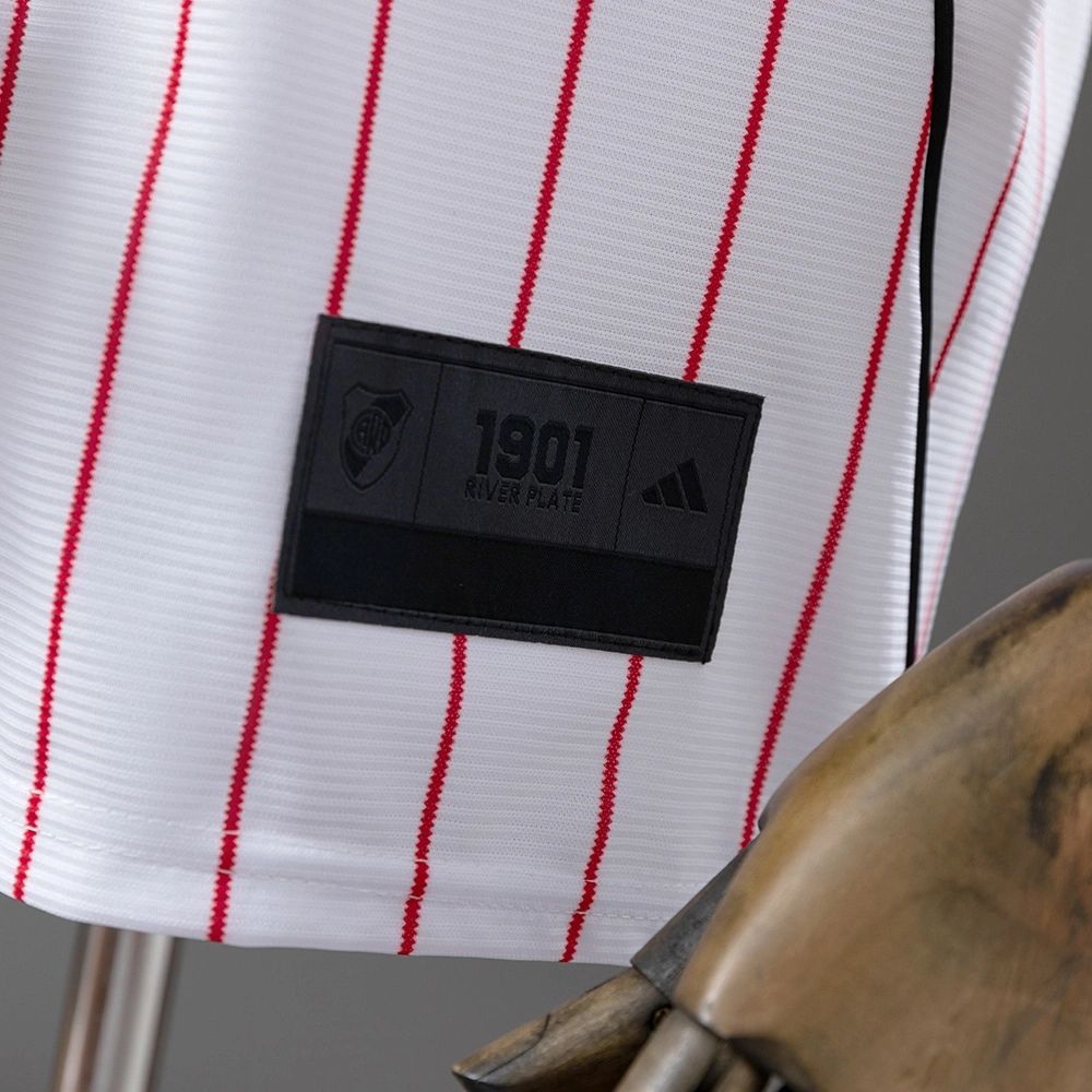 2025/26 River Plate Pack Full-Button Baseball White jersey Fan version