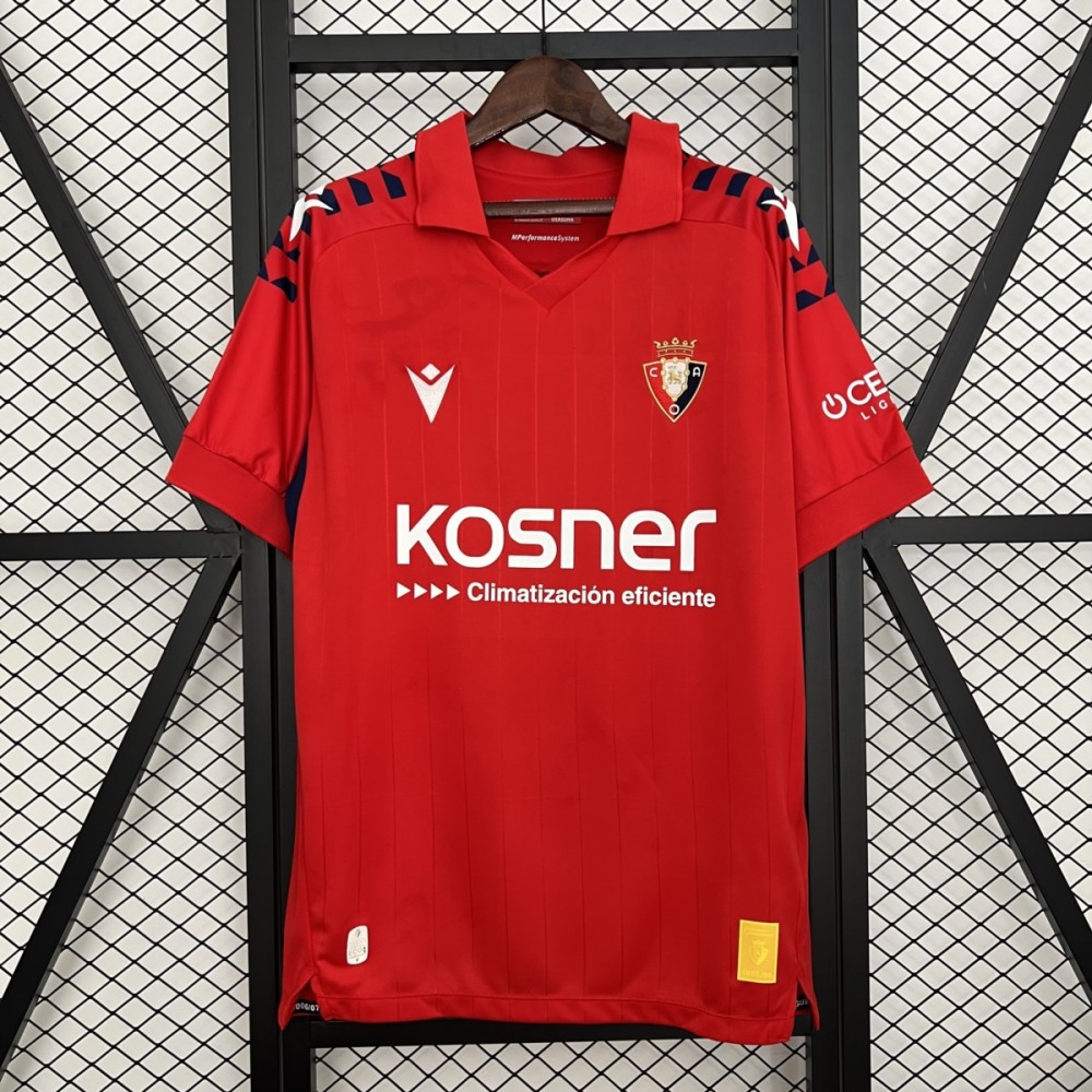 2025/26 Osasuna Home Red Jersey Fan Version
