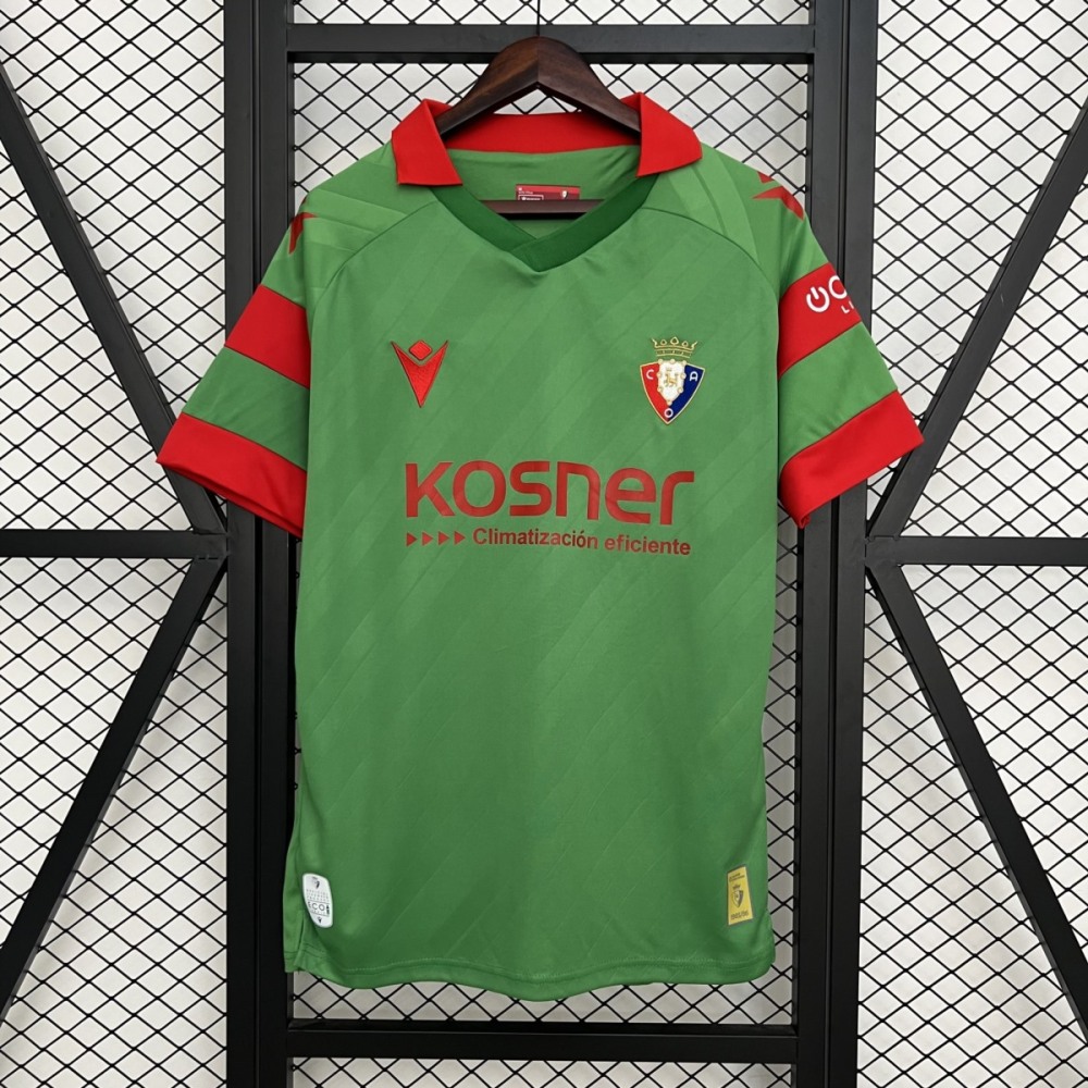2025/26 Osasuna Away Green Jersey Fan Version