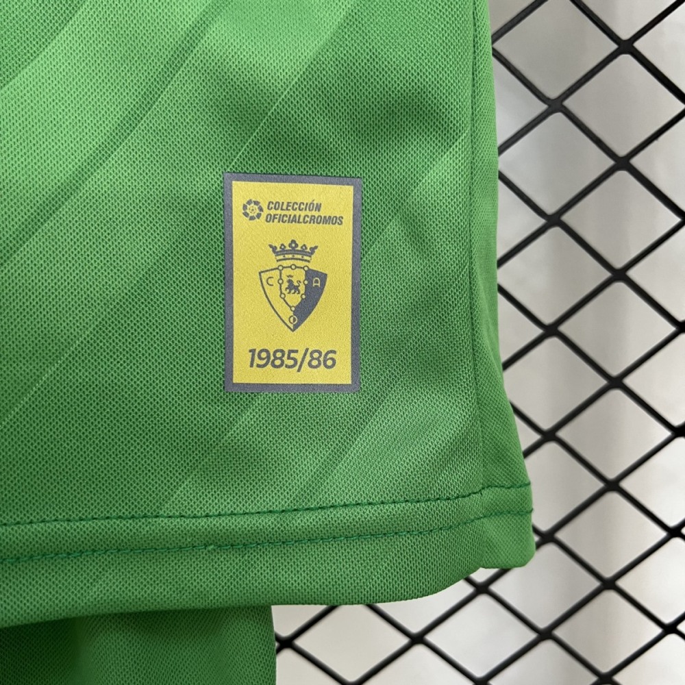 2025/26 Osasuna Away Green jersey kids Kits size: 16-28