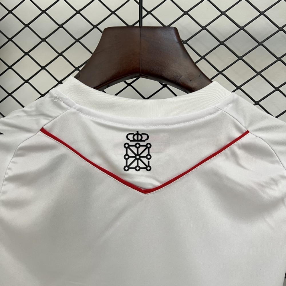 2025/26 Osasuna Second Away White jersey kids Kits size: 16-28