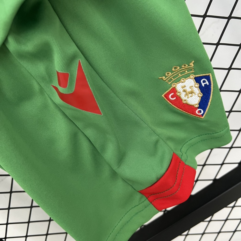 2025/26 Osasuna Away Green jersey kids Kits size: 16-28