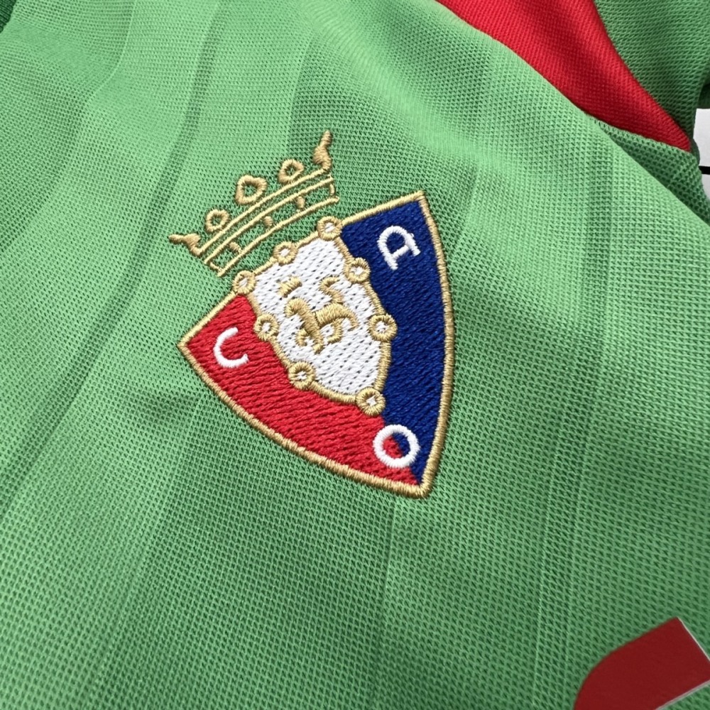2025/26 Osasuna Away Green jersey kids Kits size: 16-28
