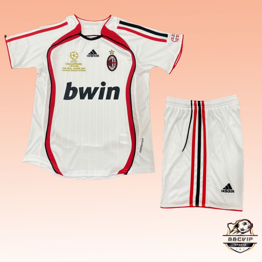 Retro AC Milan 2006/07 Away jersey Kid Kits Size 16-28