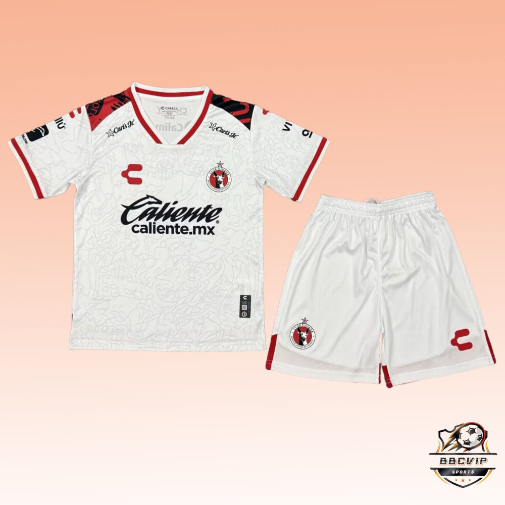 2025/26 Club Tijuana Away jersey kids Kits size: 16-28