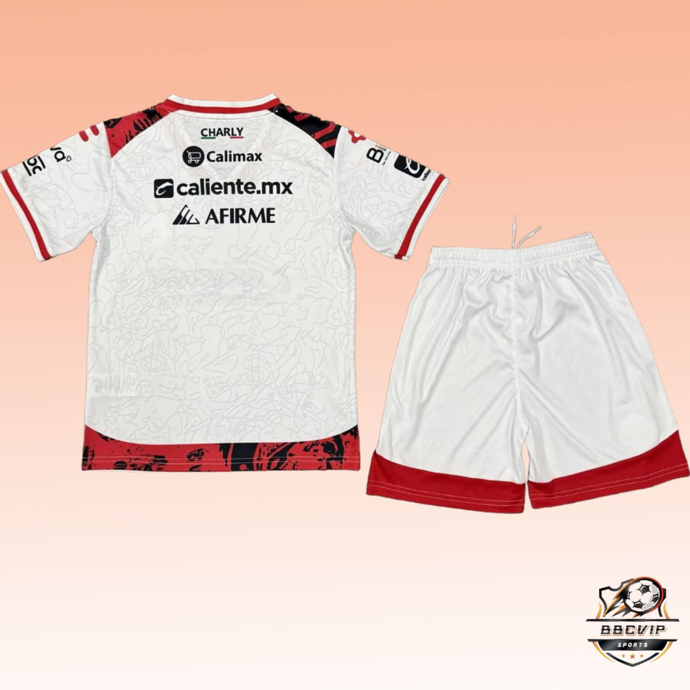2025/26 Club Tijuana Away jersey kids Kits size: 16-28