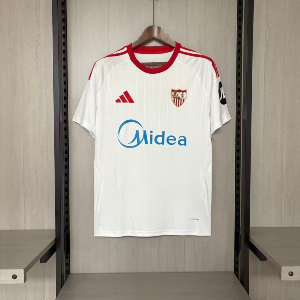 2025/26 Sevilla FC Home Jersey – Fan Version (BBCJersey)