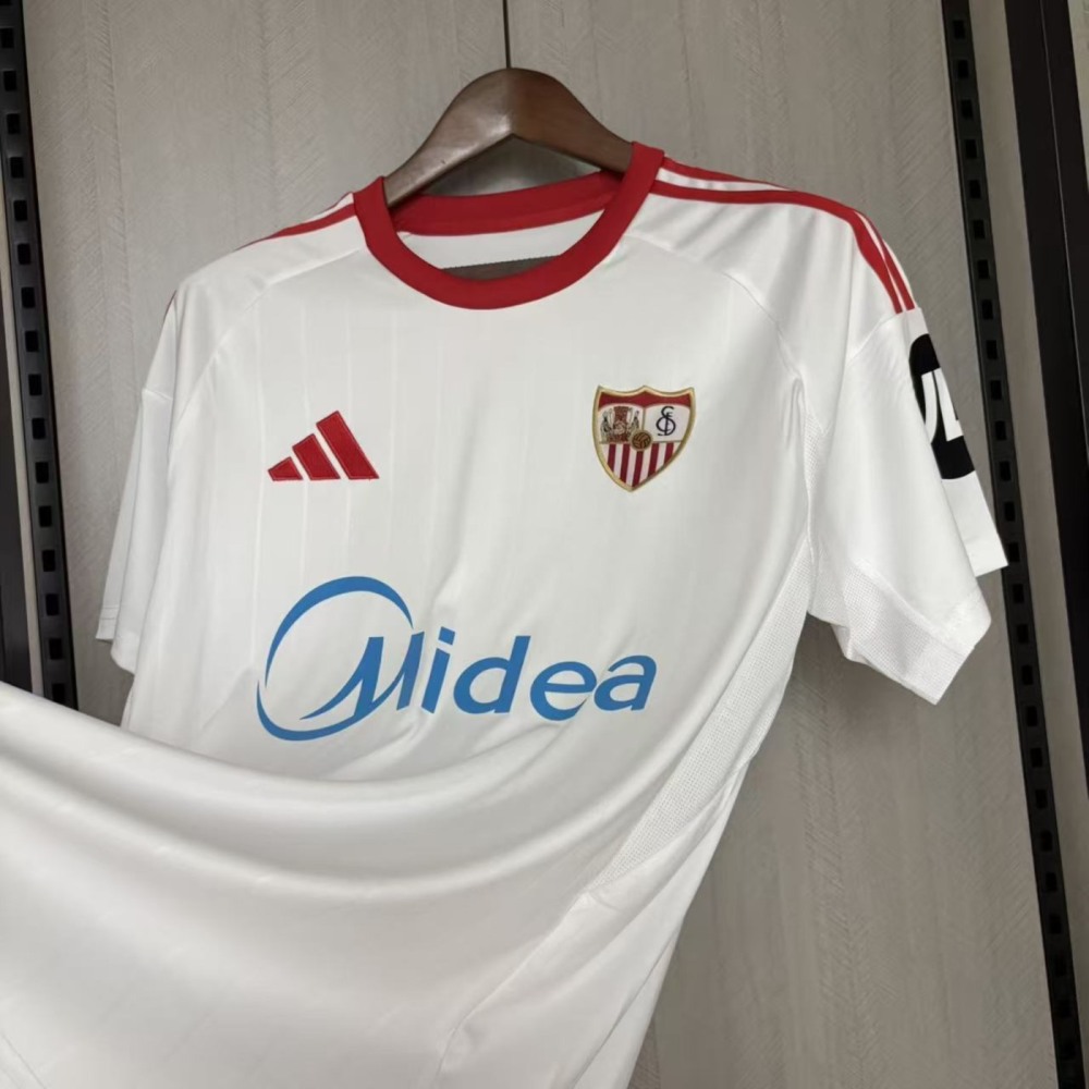 2025/26 Sevilla FC Home Jersey – Fan Version (BBCJersey)
