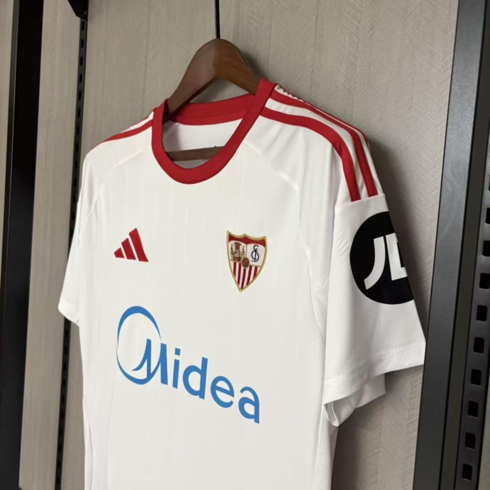 2025/26 Sevilla FC Home Jersey – Fan Version (BBCJersey)