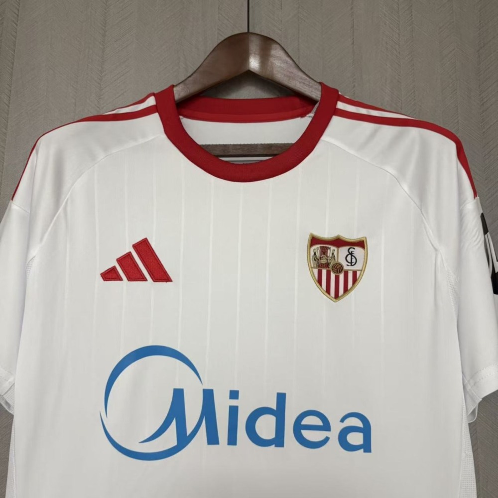 2025/26 Sevilla FC Home Jersey – Fan Version (BBCJersey)