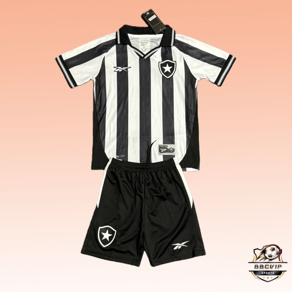 2025/26 Botafogo Home Kid Kits Size 16-28
