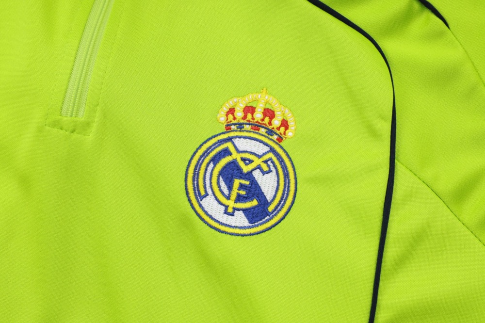 202526 Real Madrid maroon Long-sleeved half-pull training kit Football team kit