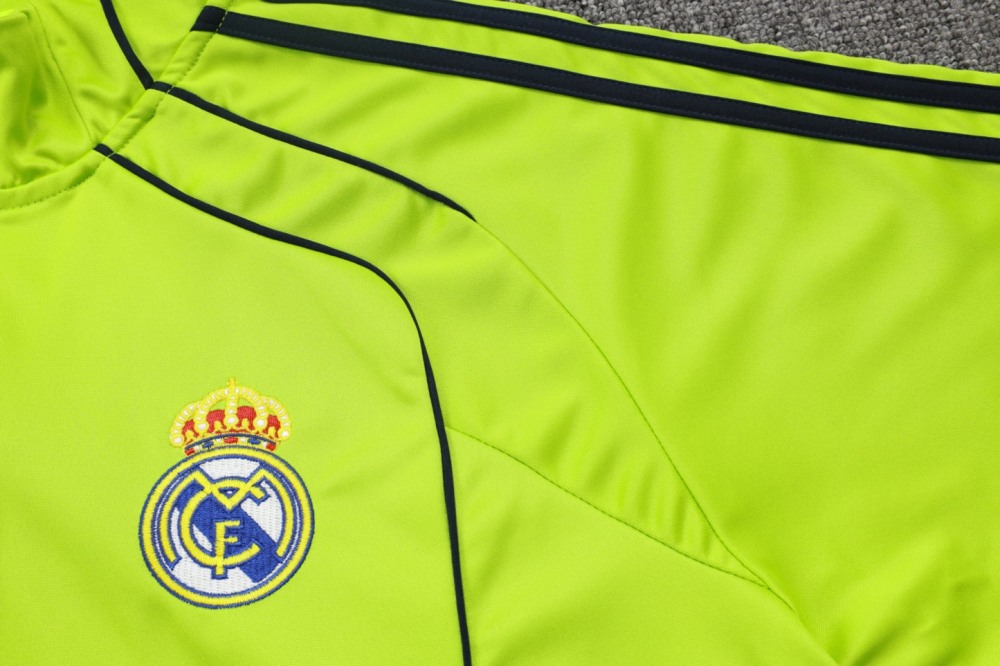 202526 Real Madrid maroon Long-sleeved half-pull training kit Football team kit