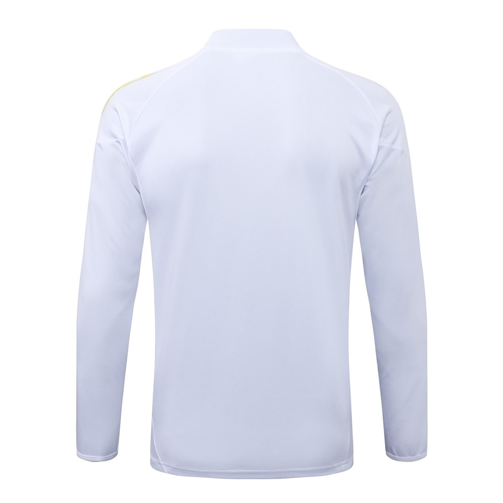 202526 Juventus white-black Long-sleeved half-pull training kit Football team kit