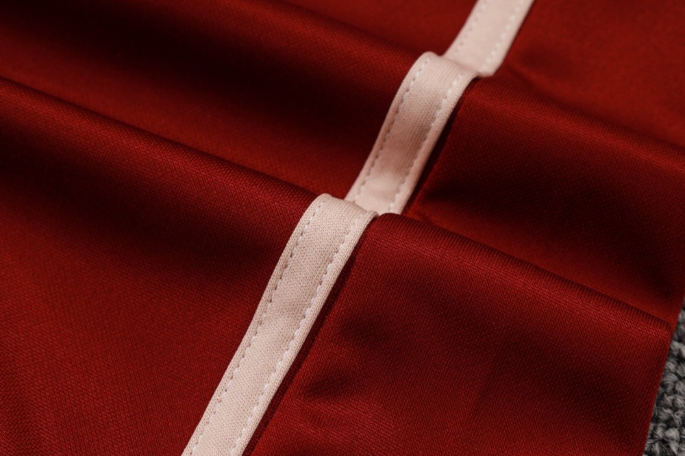 202526 Sao Paulo maroon Long-sleeved half-pull training kit Football team kit