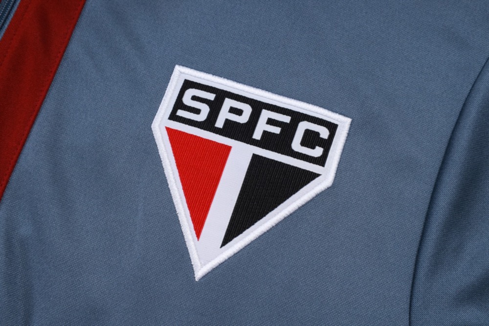 202526 Sao Paulo maroon Long-sleeved half-pull training kit Football team kit