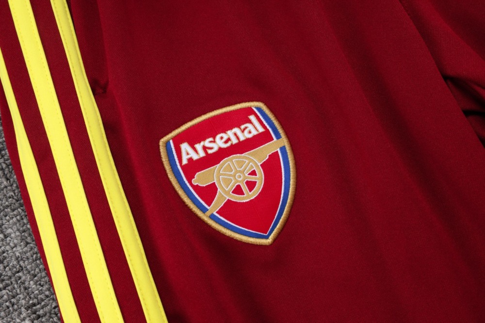 2025/26 Arsenal maroon Jacket Training Suit Set Football Team Shirt Sports Fashion