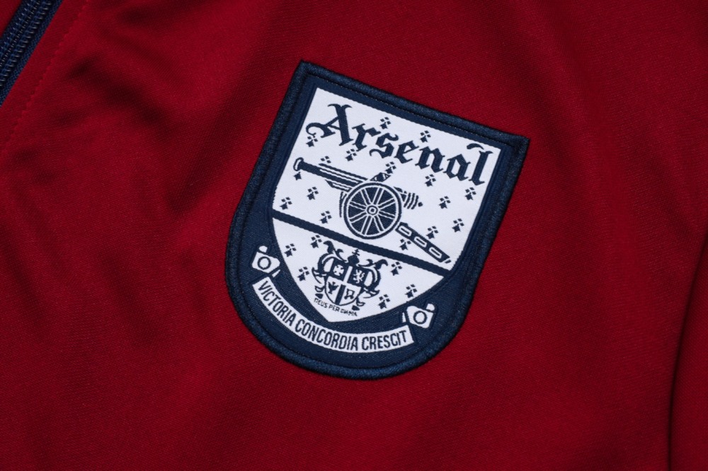 2025/26 Arsenal maroon Jacket Training Suit Set Football Team Shirt Sports Fashion