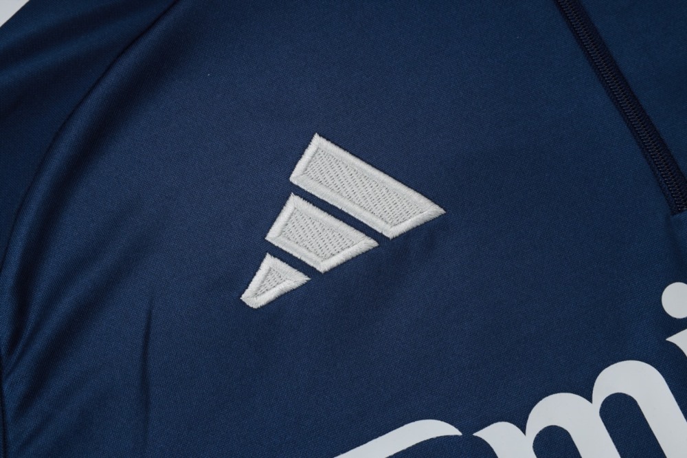 202526 Arsenal royal blue Long-sleeved half-pull training kit Football team kit