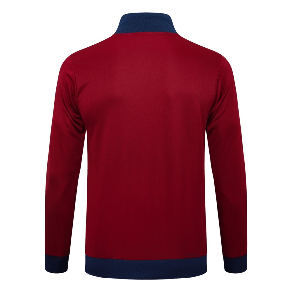 2025/26 Arsenal maroon Jacket Training Suit Set Football Team Shirt Sports Fashion