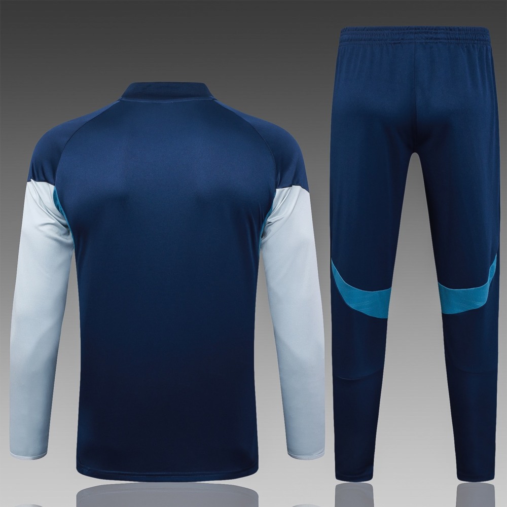 202526 Arsenal royal blue Long-sleeved half-pull training kit Football team kit