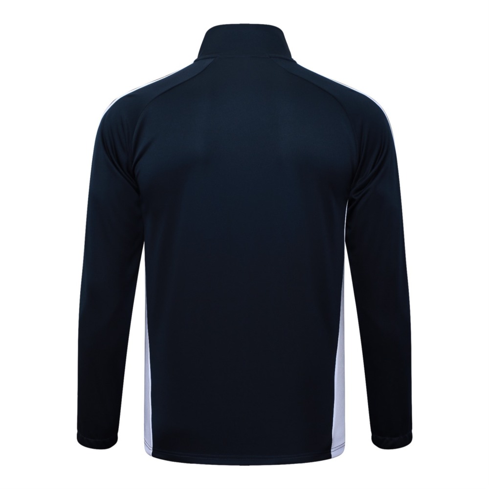 2025/26 Real Madrid cyan Jacket Training Suit Set Football Team Shirt Sports Fashion