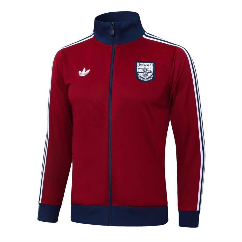 2025/26 Arsenal maroon Jacket Training Suit Set Football Team Shirt Sports Fashion